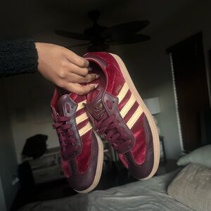 Samba OG in Shadow Red, Maroon & Gum 3